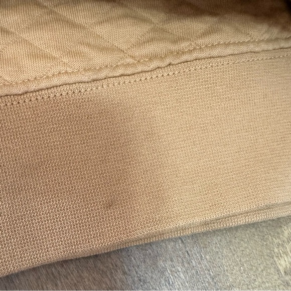 LL Bean Men’s Golden Yellow Quilted Sweatshirt XLT - Picture 8 of 8